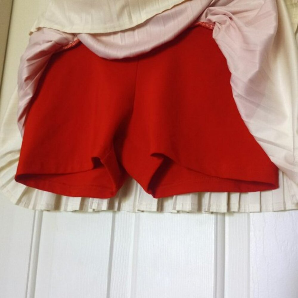 Nwt Adidas Stella McCartney OUTFIT SET: Tennis Skort Skirt + Polo Tank Top M - Picture 8 of 15